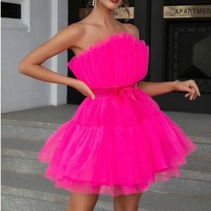 Short Layered Tulle Dress